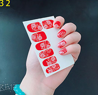 Самоклеящиеся наклейки на ногти для декорирования маникюра